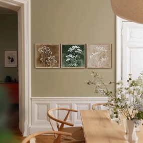 Obrazy v súprave 3 ks 30x30 cm Floral Imprint – Styler