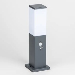 BRILAGI - Vonkajšia lampa s čidlom NOVA 1xE27/15W/230V 40 cm IP44 antracit