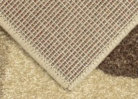 Koberce Breno Kusový koberec PORTLAND 1597/AY3D, hnedá, viacfarebná,80 x 140 cm