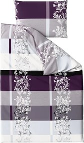Polybavlnené obliečky LUXURY fialové Rozmer obliečky: 70 x 90 cm | 140 x 200 cm