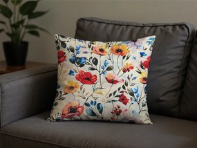 Dekoračná obliečka na vankúš FLOREEN 45x45 cm, krémová