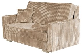 Rozkladacia pohovka Clovea Piano III (svetlohnedá) (s úl. priestorom). Vlastná spoľahlivá doprava až k Vám domov. 1105512