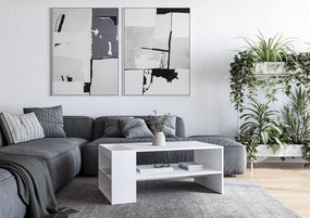 Konferenčný stolík MURCIA 100 cm biely
