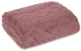 Deka D91 pletená pudrová