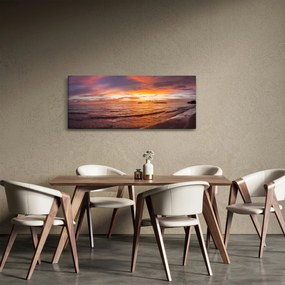 Obraz - Západ slnka (120x50 cm)