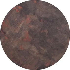 COMPACT 12 METALIC OXID - STOLOVÁ DOSKA 80x80 cm