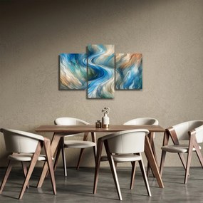 Obraz - Abstraktný prúd (90x60 cm)