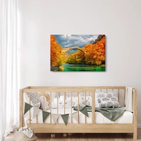 Obraz - Konitsa most (90x60 cm)