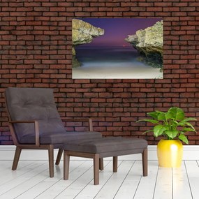 Obraz - morský útes (90x60 cm)