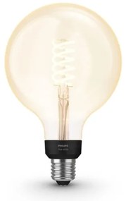 LED Stmievateľná žiarovka Philips Hue WHITE FILAMENT G125 E27/7W/230V 2100K