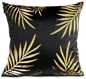 Vankúš PALMS VELVET - čierny