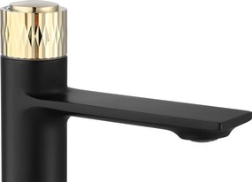 Rea Storm - umývadlová batéria, čierna-zlatá, REA-B9987