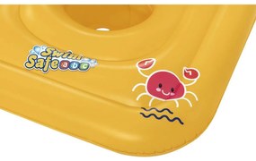 Bestway Nafukovacie baby sedátko s opierkou Step A, 76 cm x 76 cm