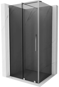 Mexen Velar, sprchový kút s posuvnými dverami 90 x 120 cm, 8mm šedé sklo, chrómová, 871-090-120-41-01