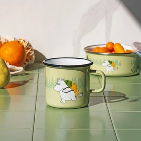 Hrnček Moomin Campers 0,55l, smalt / zelený