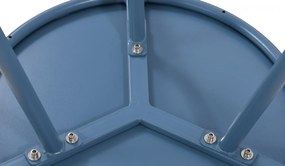 Konferenčný stolík Berea - v40 x Ø50 cm - Modrá