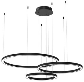 Závesné LED svietidlo Galaxia, 3x LED 85w, 3500k, b