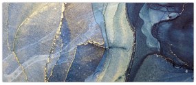 Obraz - Abstrakcia alkoholovým atramentom (120x50 cm)
