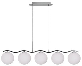 Luster na lanku RAMON 5xG9/40W/230V lesklý chróm