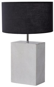 Stolná lampa mramorová 55cm biela RÁM