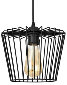 Luster na lanku TORRI 3xE27/15W/230V čierna