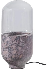 Stolná lampa ASEL 1xE27/25W/230V mramor šedá/hnedá