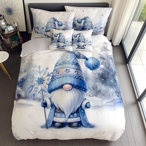 Obliečky NADALLE BLUE GNOM 7-dielna sada 140x200 cm