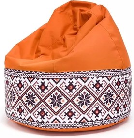 Sedací vak Viper Folk Outdoor TiaHome - oranžovo hnedá