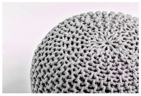 Sivý puf na sedenie loomi.design