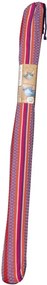 La Siesta Závesné hojdacie kreslo HABANA COMFORT  PATTERN - flamingo, látka: 100% organická bavlna / tyč: bambus / otočný čap: nerezová oceľ