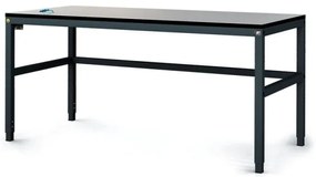 Alfa 3 Antistatický dielenský ESD stôl, 1600x800x745-985 mm, nastaviteľné podnožie