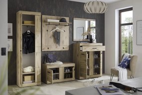 Predsieňová šatníková skriňa Barcelo, dub viking
