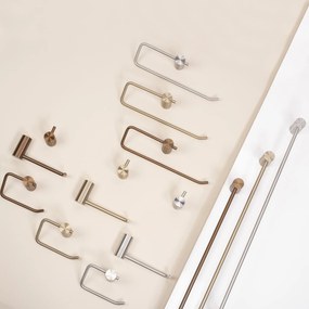 Rea Prism, kúpeľňový vešiak na uterák, 9711A, zlatá matná, REA-98031