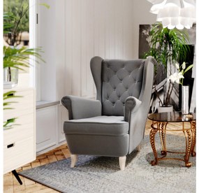 Relaxačné kreslo Utopia (sivá). Akcia -20%. Vlastná spoľahlivá doprava až k Vám domov. 1056884