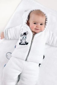 NEW BABY Luxusná detská zimná deka New Baby Zebra 110x90 cm