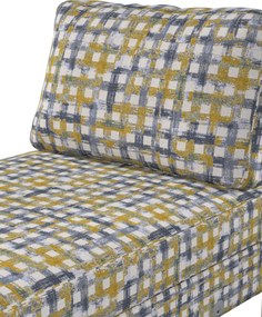 Poťah ležadlo Karlstad, krátky farba produktu modrá látka zapletaná, vzorované