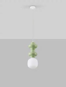LED zeleno-biele moderné svietidlo Clio 2