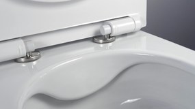 Deante Závesný WC komplet bez príruby Peonia - CDED6ZPW, vrátane SoftClose sedadla
