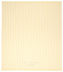 Plážová osuška 200x200 cm Beach Sunny Yellow