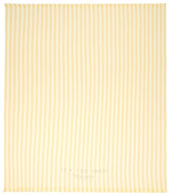 Plážová osuška 200x200 cm Beach Sunny Yellow
