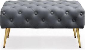 Taburet Madrid grafitový