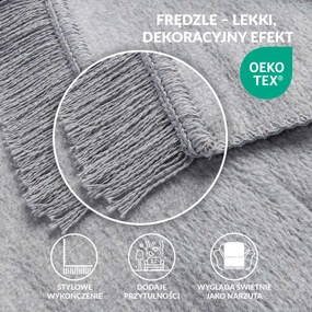 BAVLNENÁ DEKA BAT 200X220 CM SVETLOSIVÁ