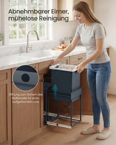 Výsuvný odpadkový kôš do kuchynskej skrinky LTB920GZ01