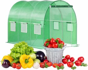 Zahradní fóliovník Berno 3x2x2 m zelený