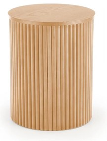 Konferenčný stolík z masívu WZOR 80 cm dub prírodný