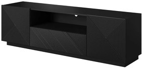 TV skrinka Asha 167 cm - čierny mat