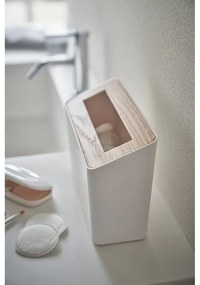 Biely stolový kôš na odpadky Yamazaki Rin, 2,3 l