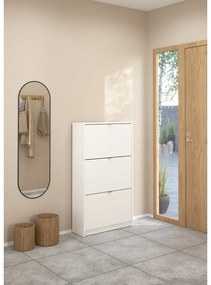 Biela výklopná skrinka na topánky Shoes – Tvilum