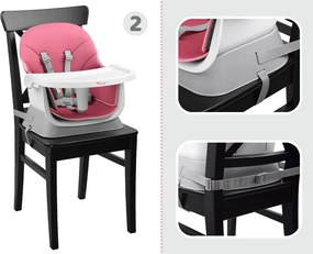 JOKOMISIADA Detská stolička na kŕmenie, sada 6 v 1 ZA4142