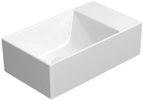 GSI GSI, KUBE X keramické umývadlo 40x23 cm, biela ExtraGlaze, 9484011